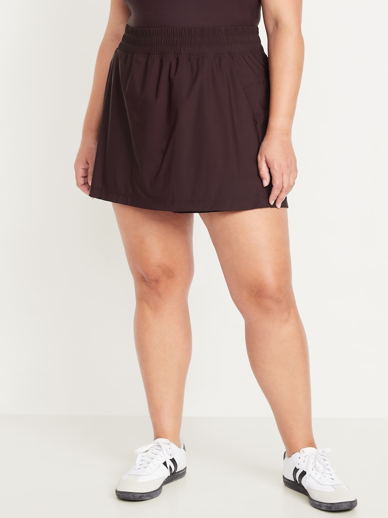 High-Waisted SleekTech Skort