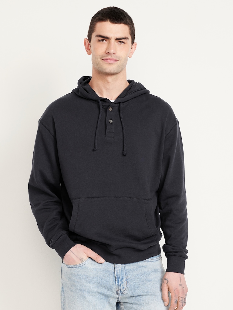 French Terry Pullover Hoodie