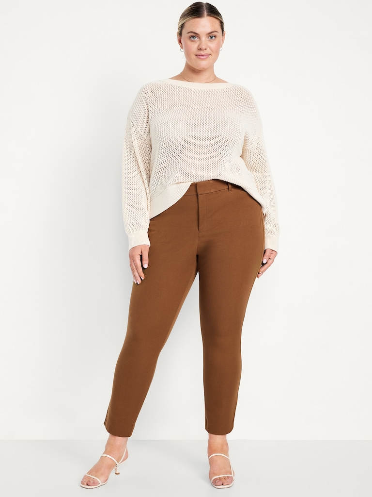 High-Waisted Pixie Skinny Ankle Pants