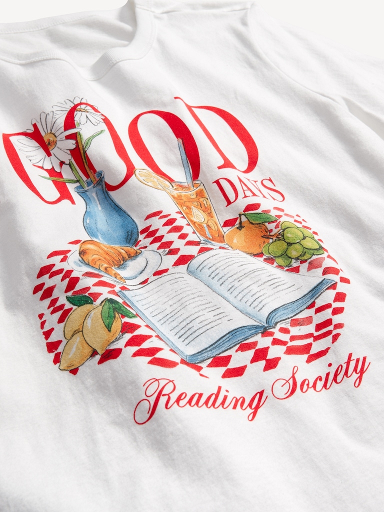 EveryWear Crew-Neck Graphic T-Shirt