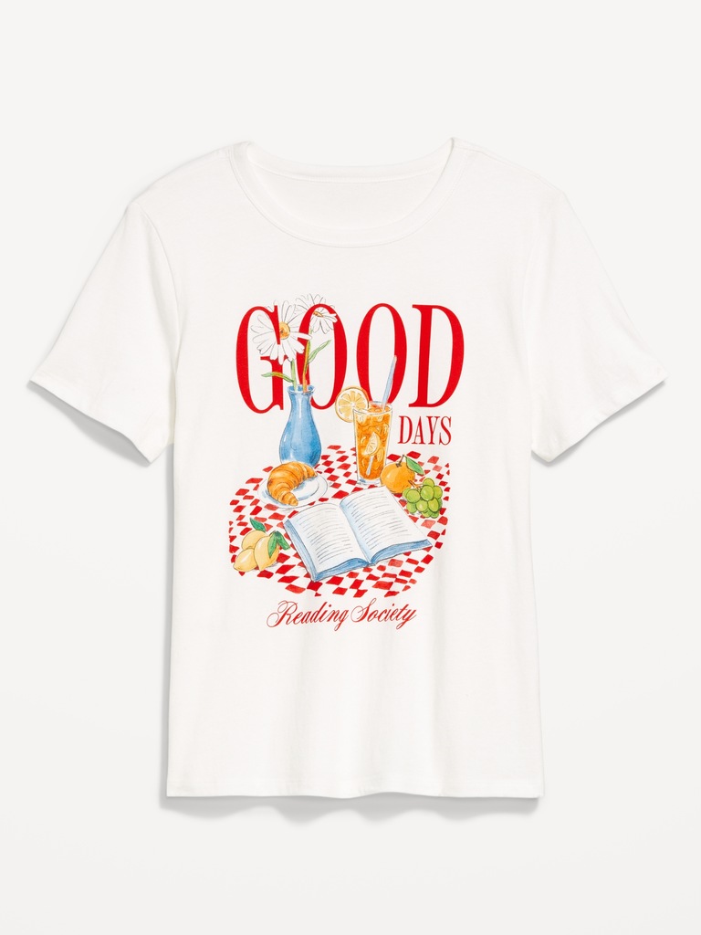 EveryWear Crew-Neck Graphic T-Shirt