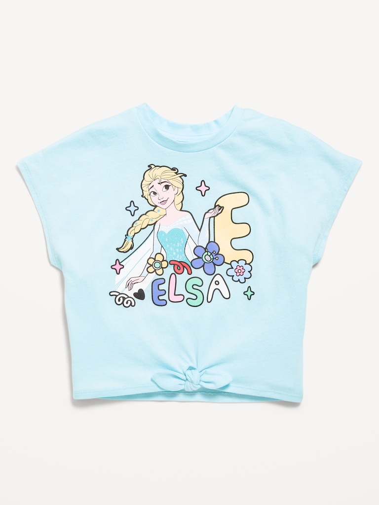 Disney© Graphic Tie-Knot T-Shirt for Toddler Girls