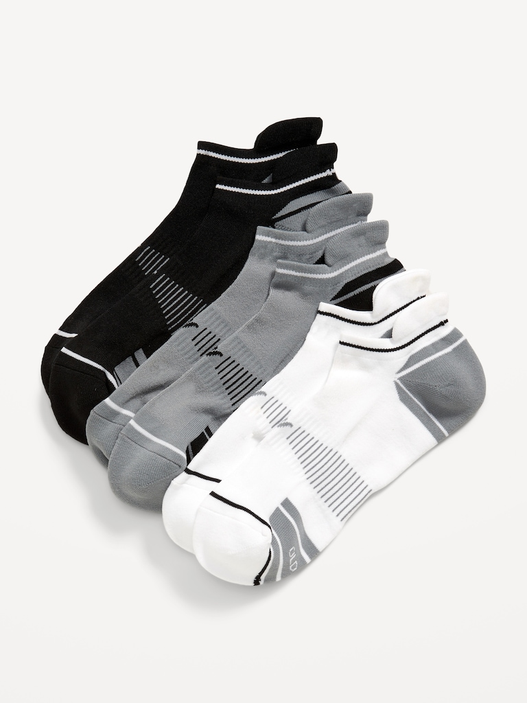 3-Pack Athletic Ankle Run Socks for Men