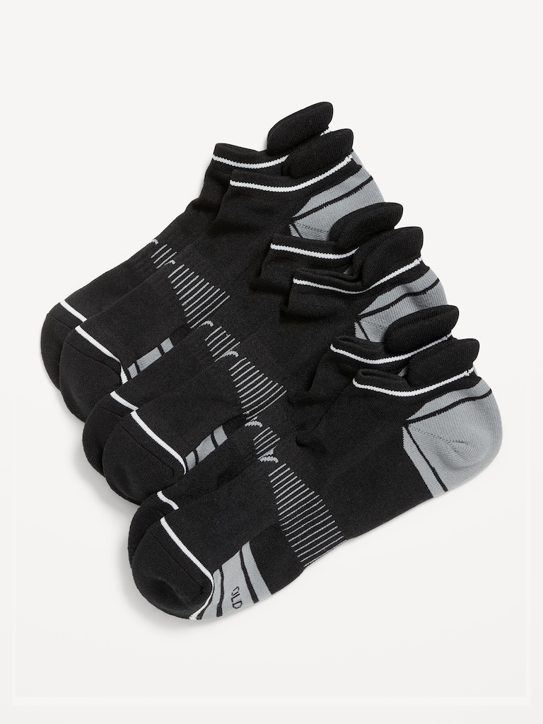 3-Pack Athletic Ankle Run Socks for Men