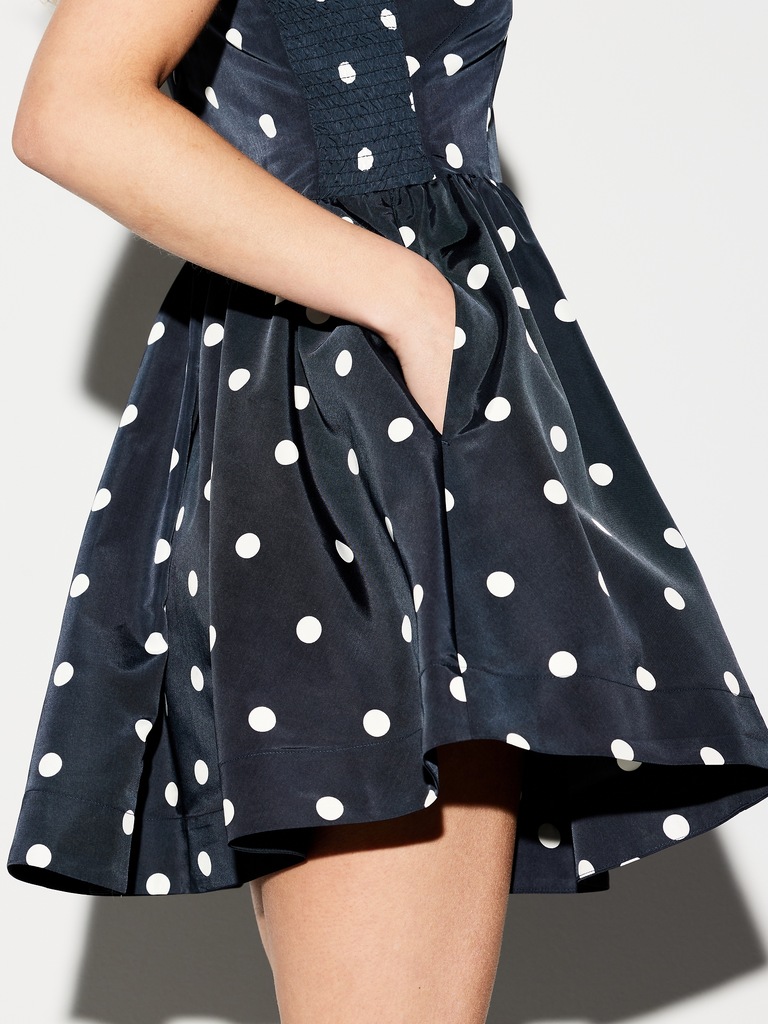The Occasion by Old Navy Fit & Flare Taffeta Mini Dress