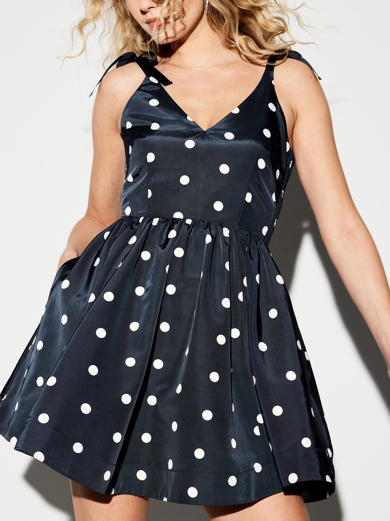 The Occasion by Old Navy Fit & Flare Taffeta Mini Dress