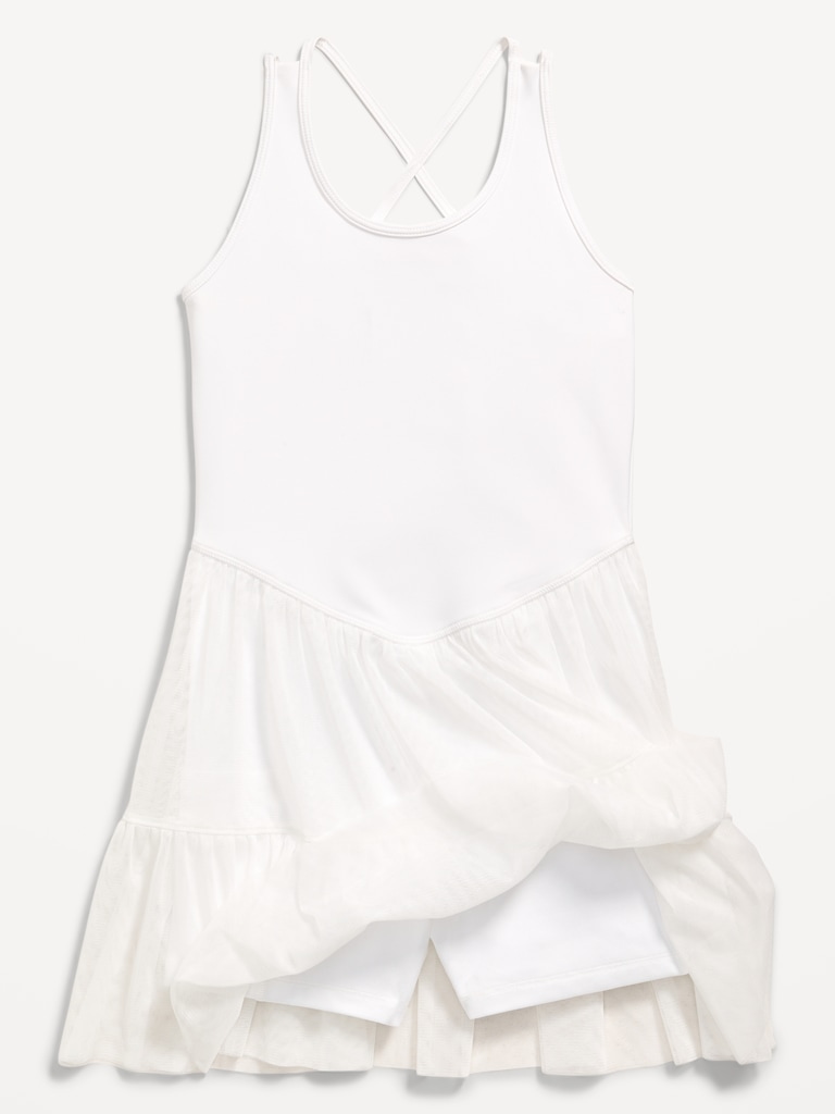 PowerSoft Sleeveless Tutu Athletic Dress for Girls
