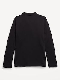School Uniform Jersey-Knit Polo Shirt for Girls