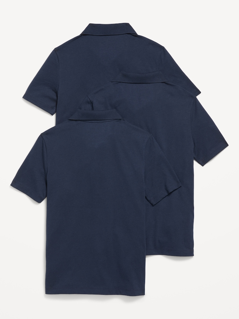 School Uniform Polo Shirt 3-Pack for Boys