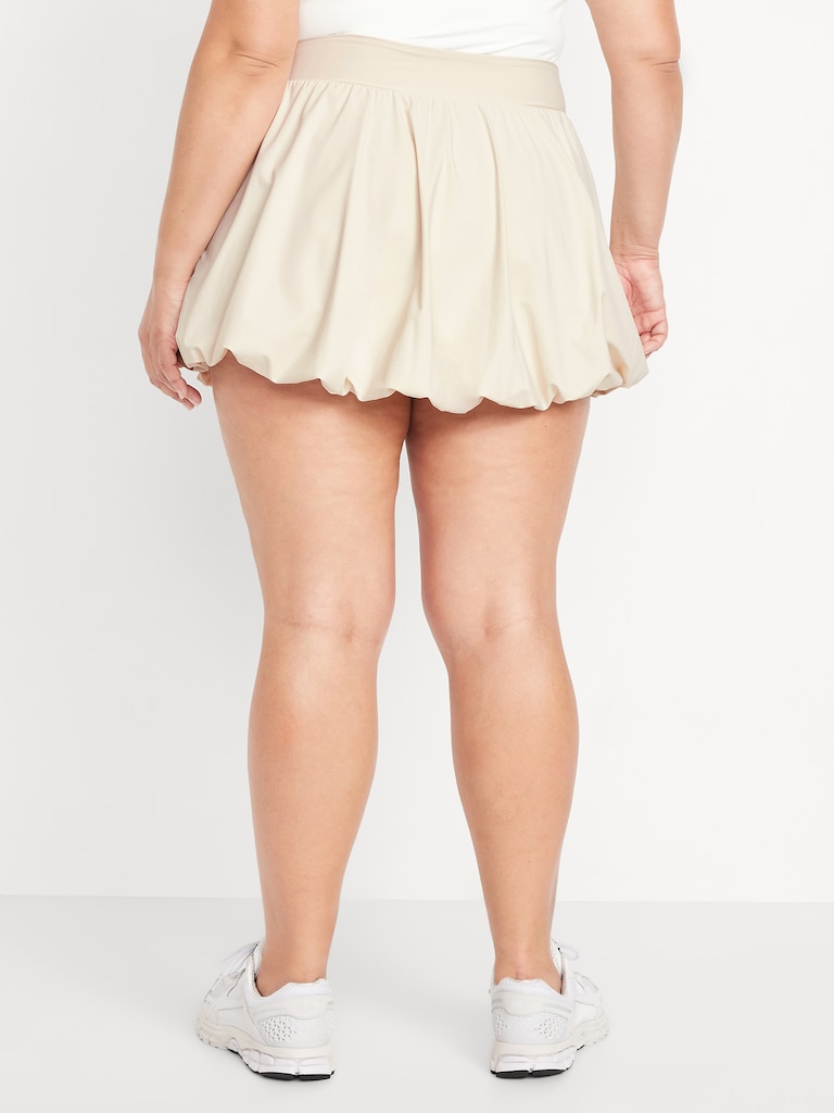 High-Waisted SleekTech Bubble Skort