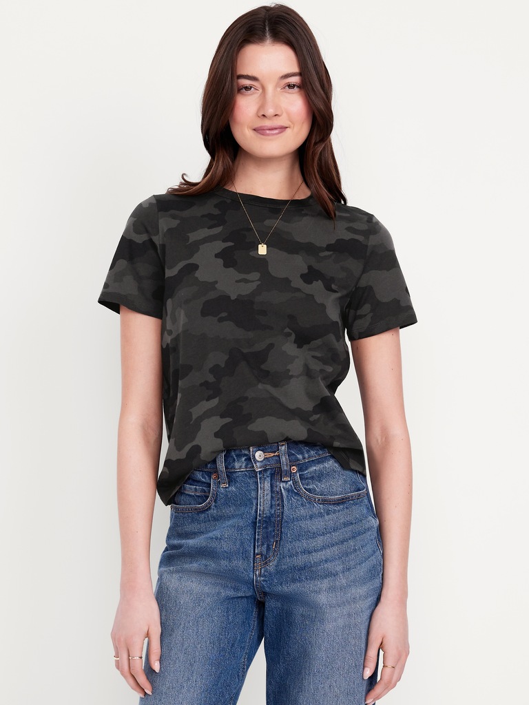 EveryWear Crew-Neck Printed T-Shirt