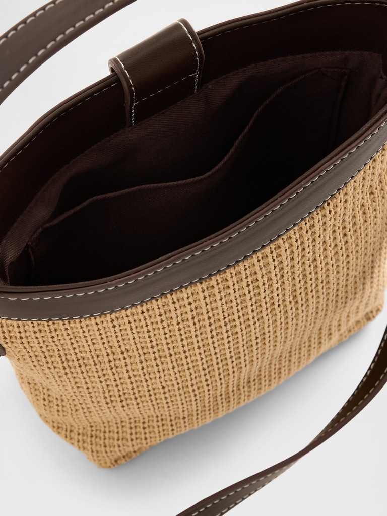 Straw Crossbody Bag