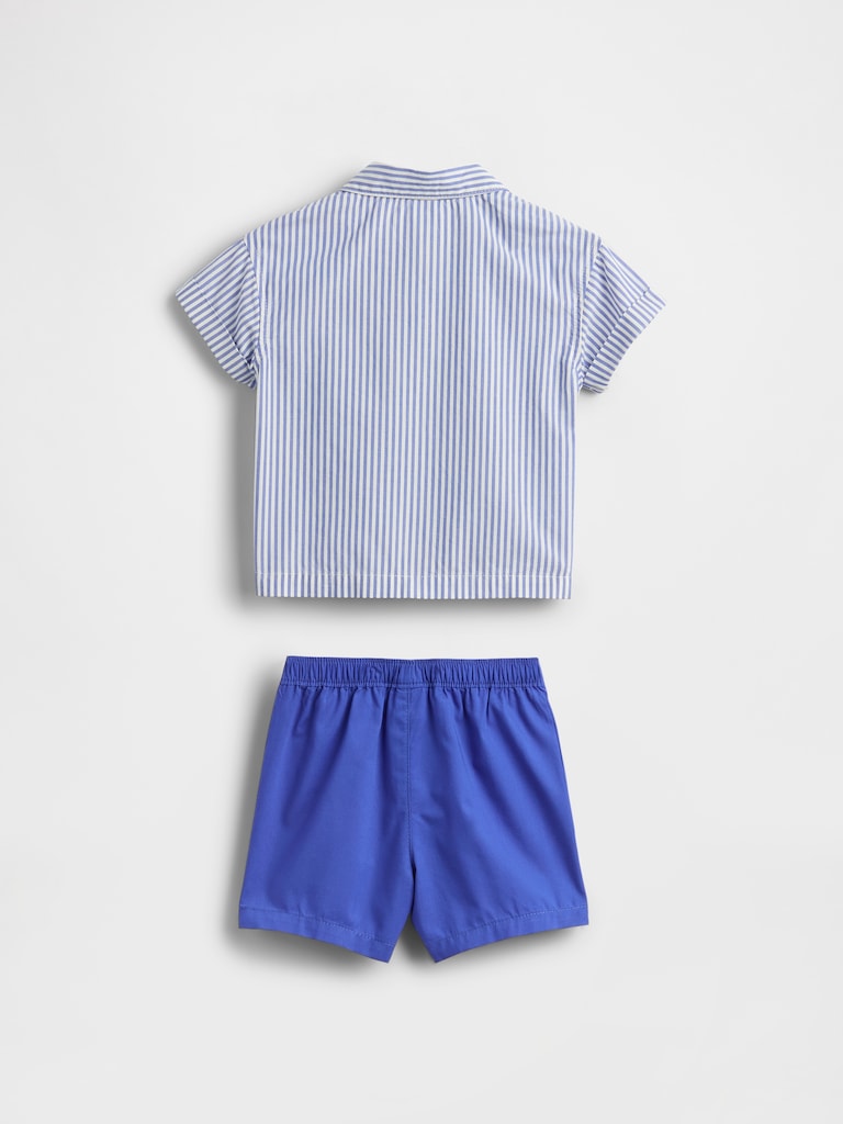 Baby Poplin Outfit Set