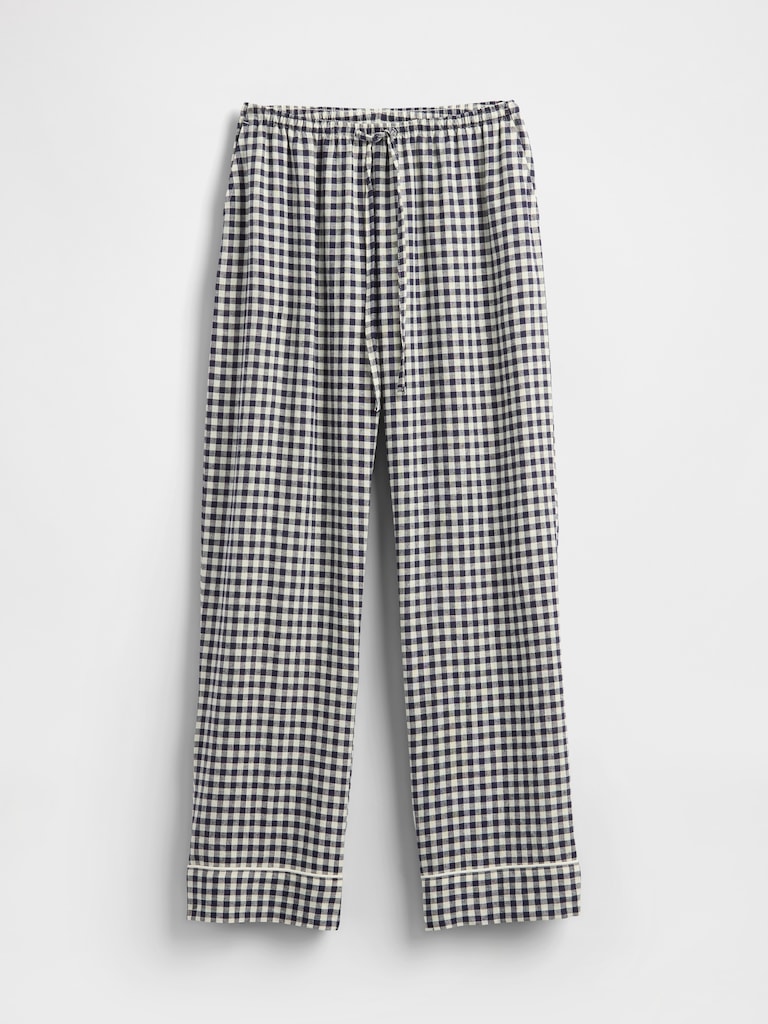 Linen-Blend PJ Pants