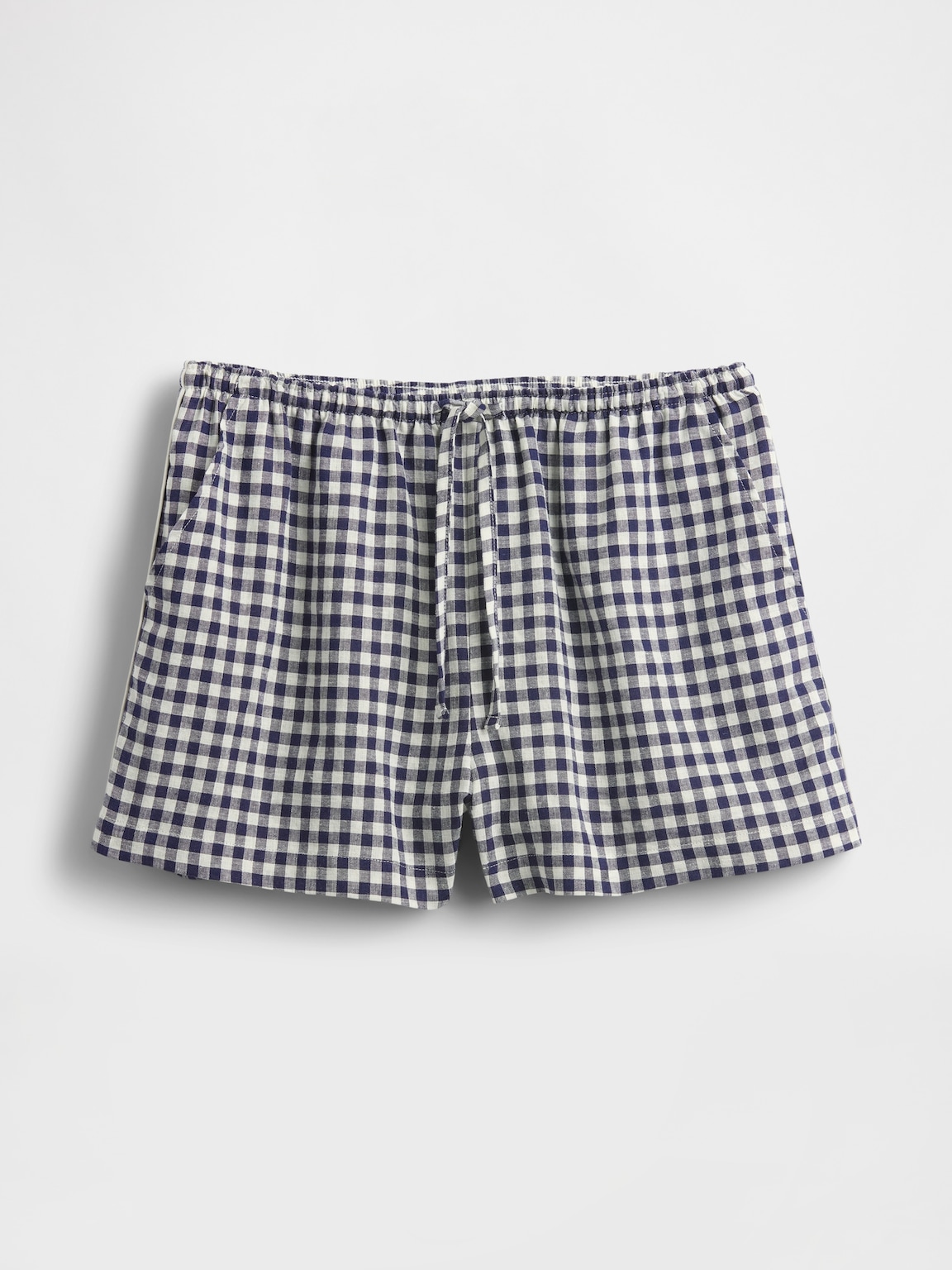 Linen-Blend PJ Shorts