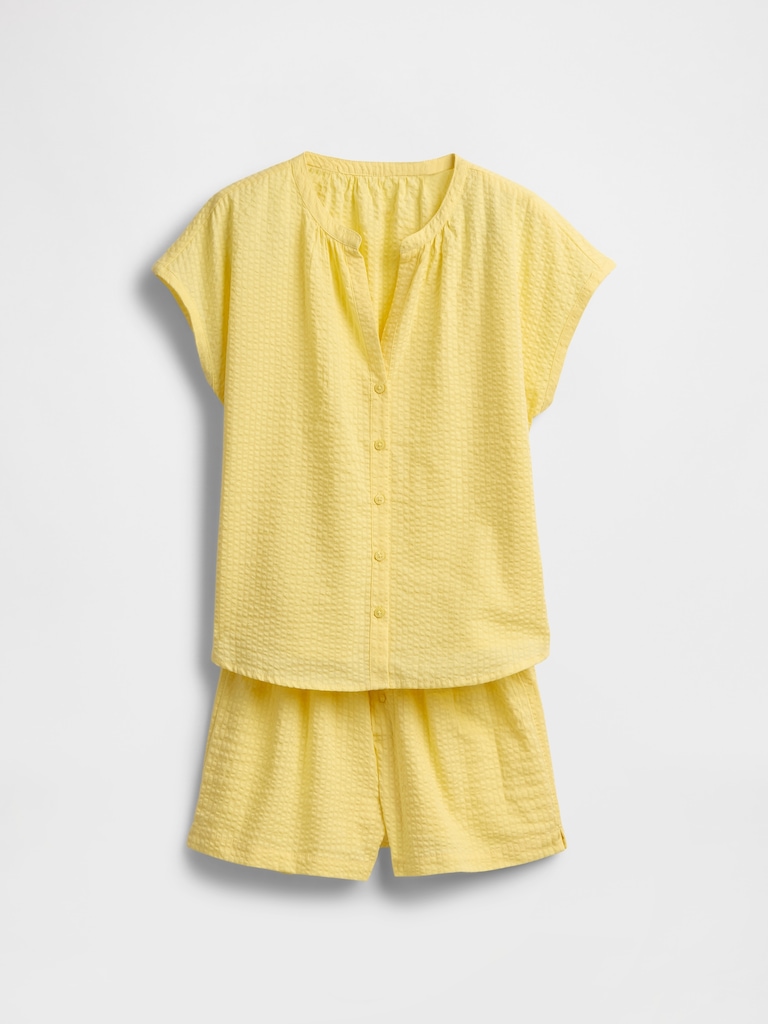 Seersucker Gauze PJ Set