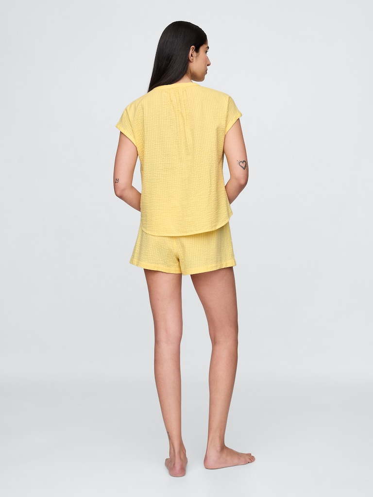 Seersucker Gauze PJ Set