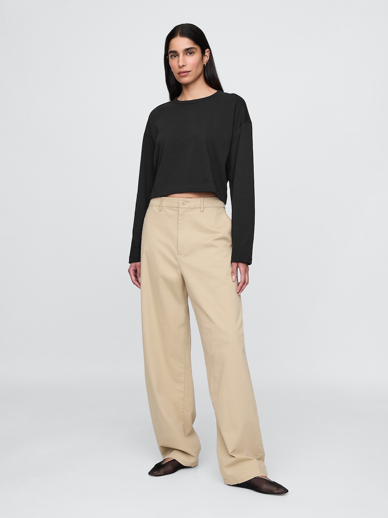 Organic Cotton VintageSoft Heavyweight Crop T-Shirt