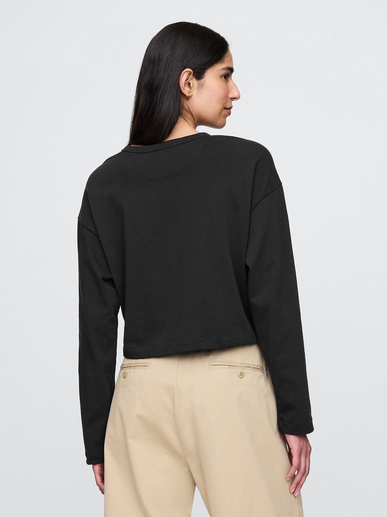 Organic Cotton VintageSoft Heavyweight Crop T-Shirt
