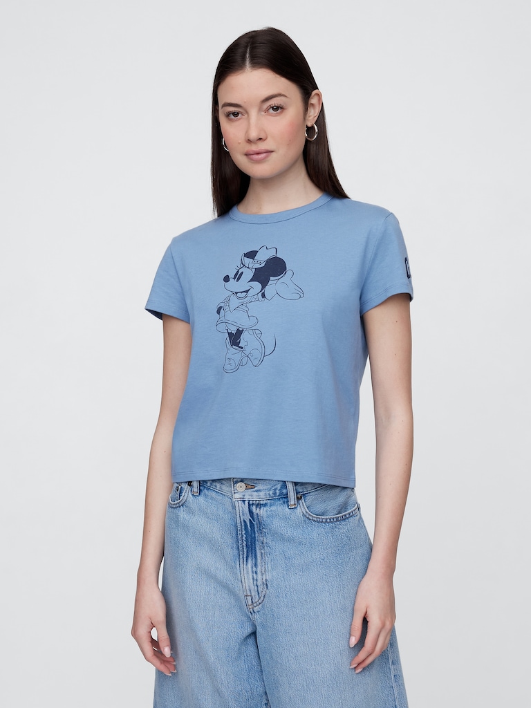 Gap × Disney Minnie Mouse Shrunken Graphic T-Shirt