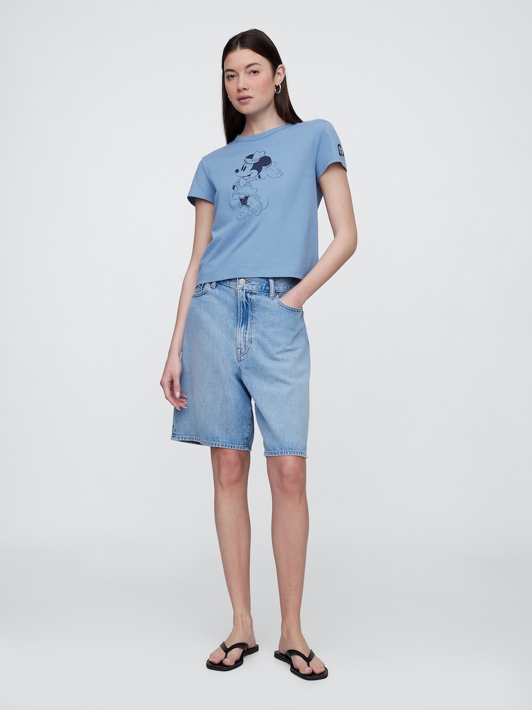 Gap × Disney Minnie Mouse Shrunken Graphic T-Shirt