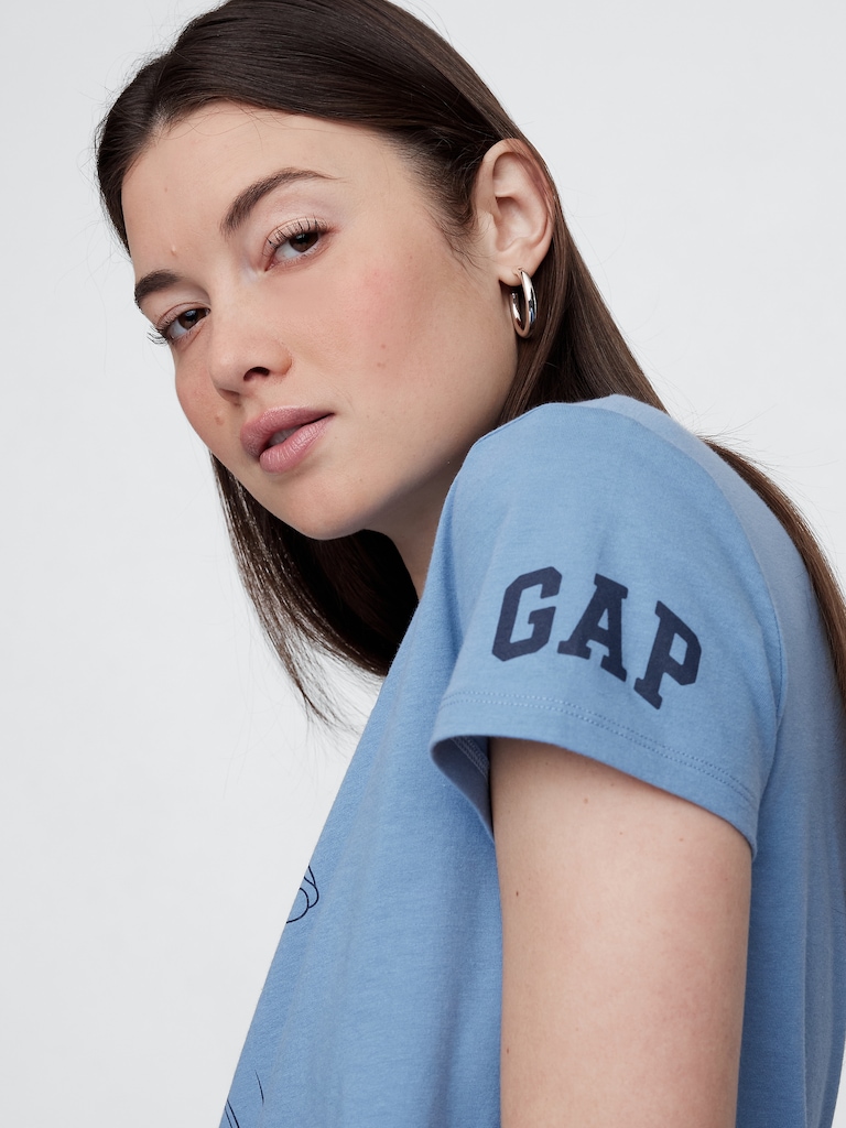 Gap × Disney Minnie Mouse Shrunken Graphic T-Shirt