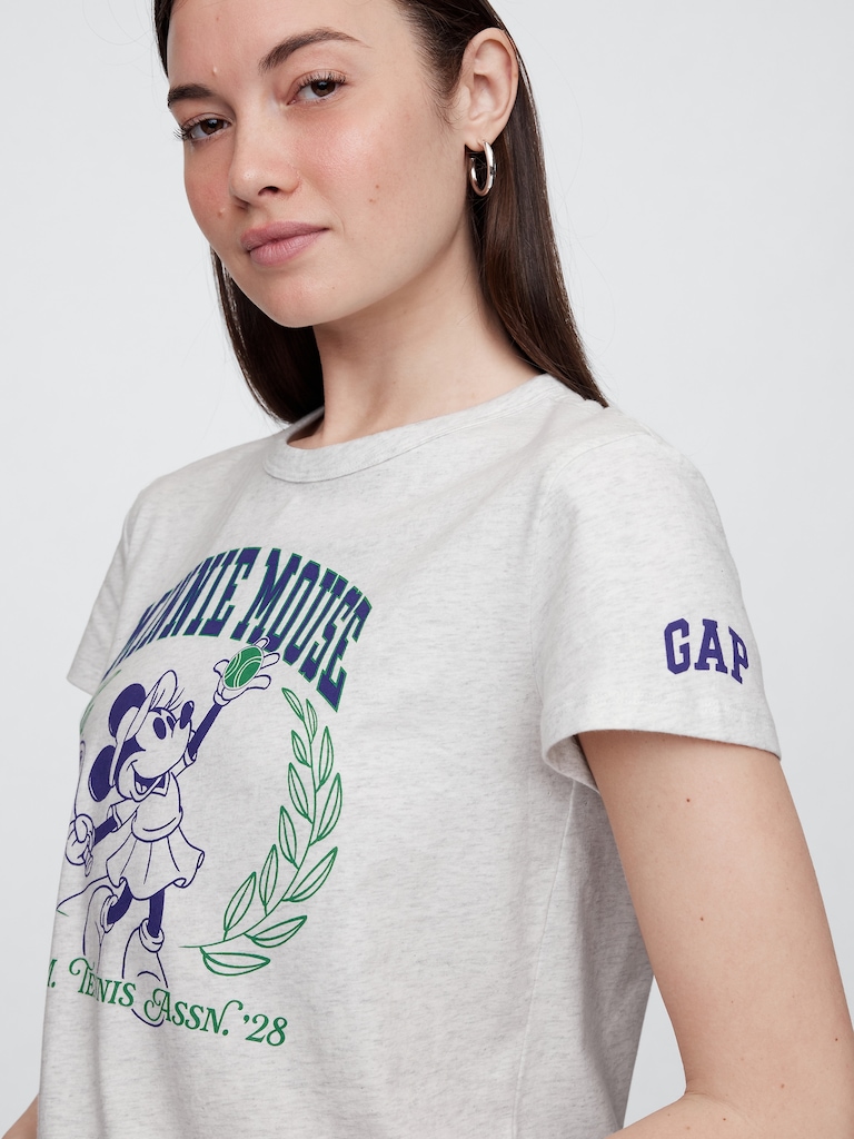 Gap × Disney Minnie Mouse Shrunken Graphic T-Shirt