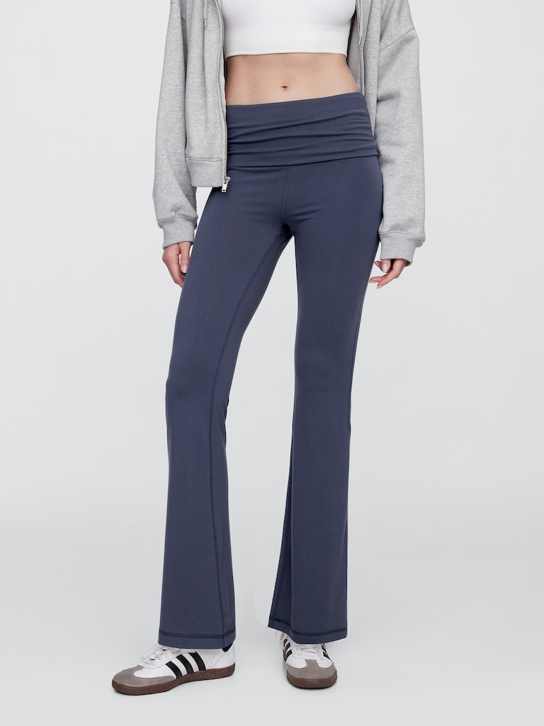 Foldover Flare Leggings