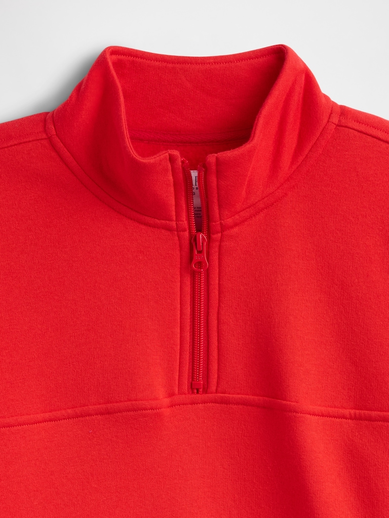 Kids Relaxed Quarter-Zip Sweatshirt