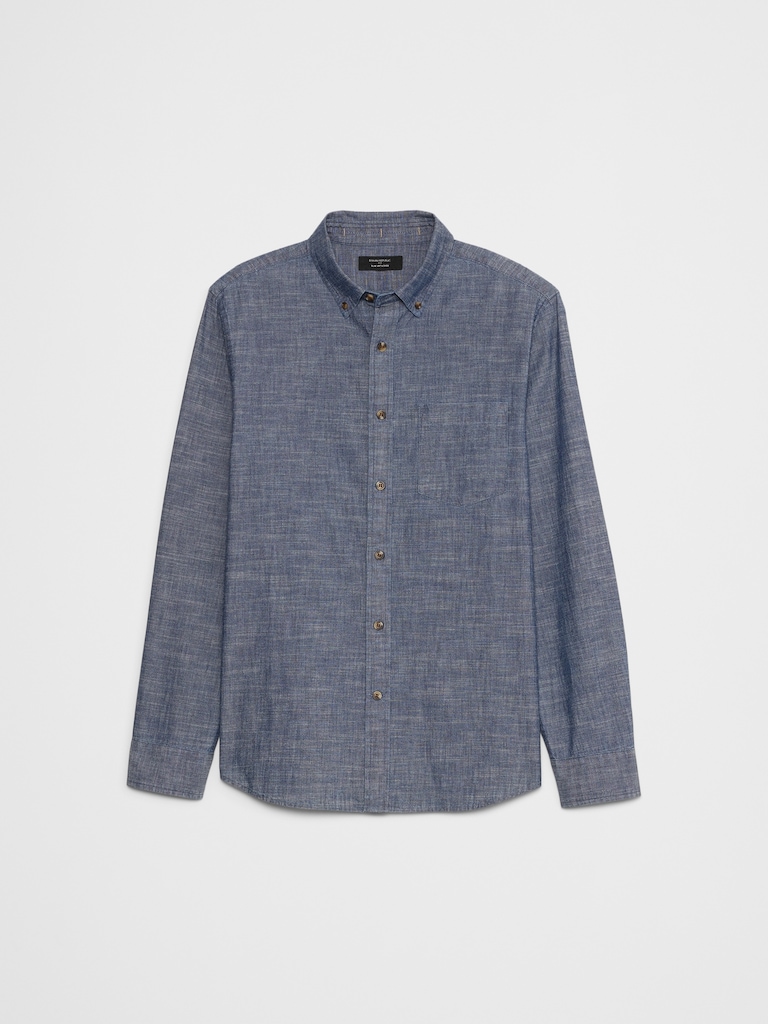 Slim-Fit Softwash Cotton Shirt