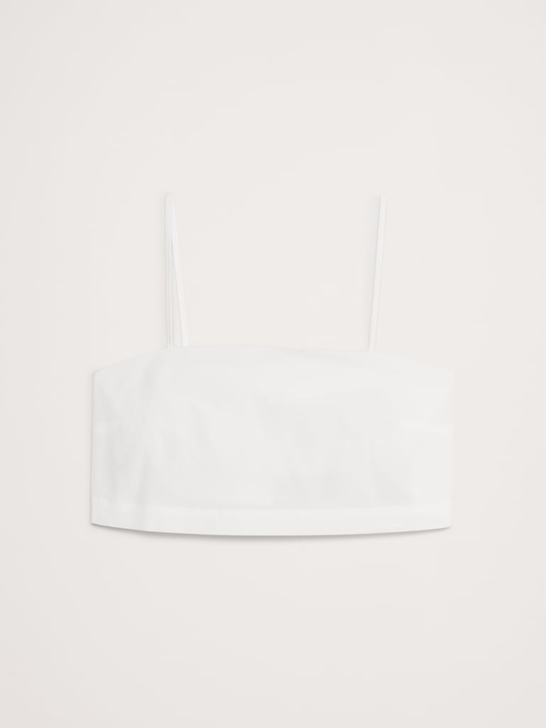 Cotton Poplin Cropped Cami