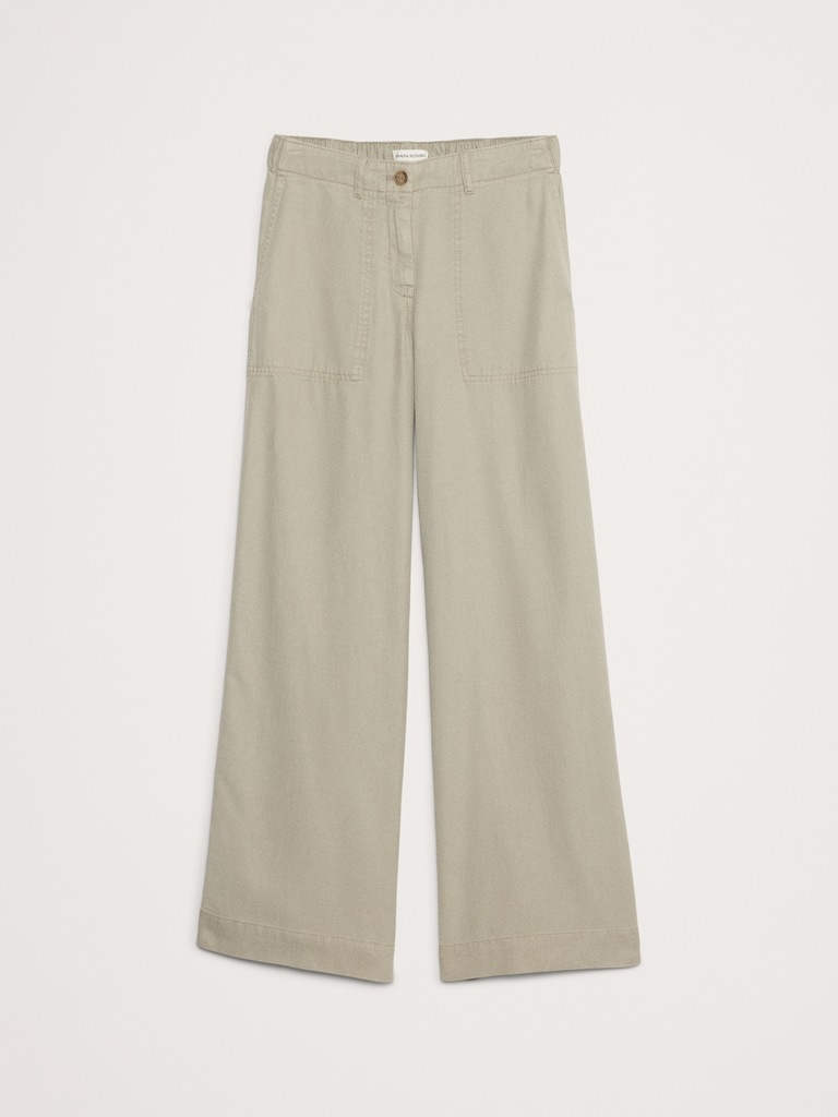 Super-Soft Soma Mid-Rise Wide-Leg Pant