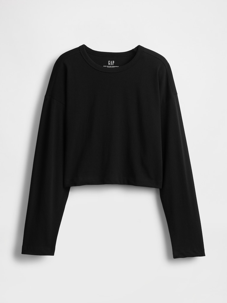 Organic Cotton VintageSoft Heavyweight Crop T-Shirt