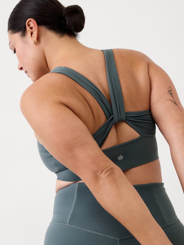 Warrior Twist Longline Sports Bra D-DD