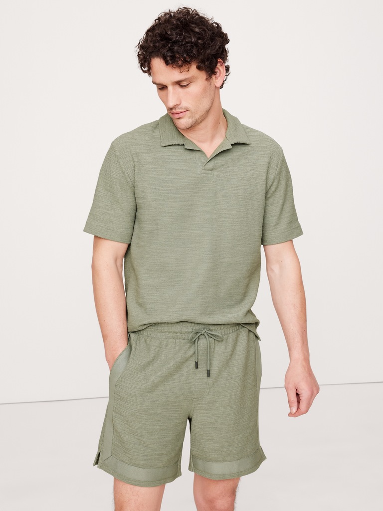 Slub Bouclé Polo