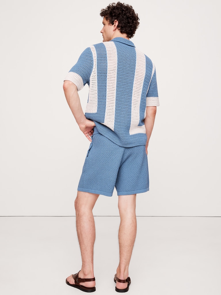 8" Crochet Cotton Pull-On Short