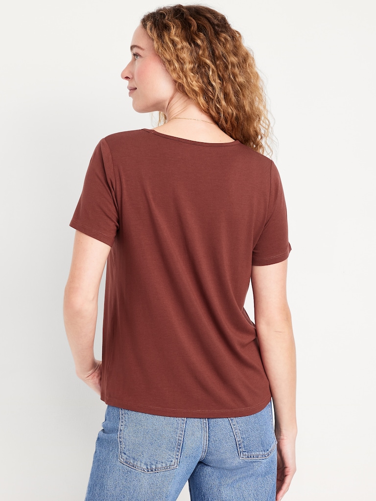 Luxe V-Neck T-Shirt