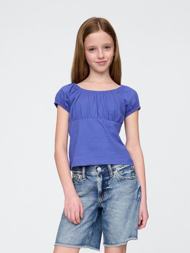 Kids Scoop Neck Top