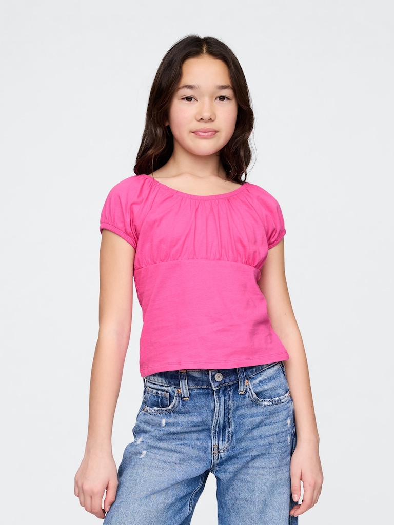 Kids Scoop Neck Top