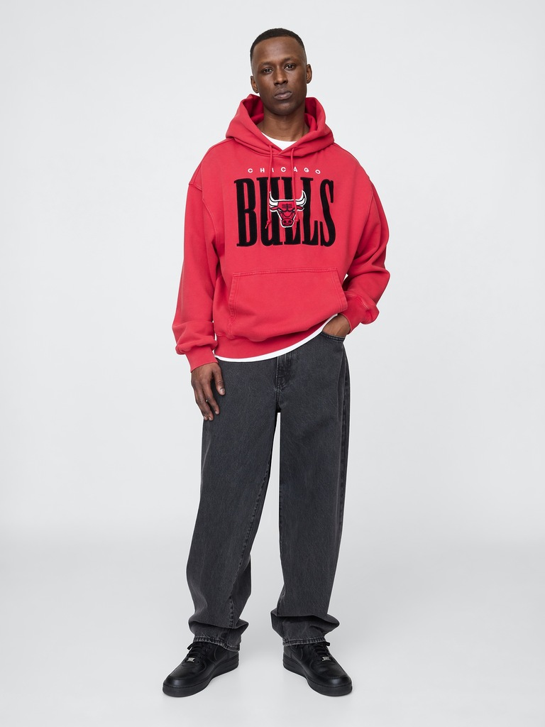 NBA Chicago Bulls Logo Heavyweight Hoodie