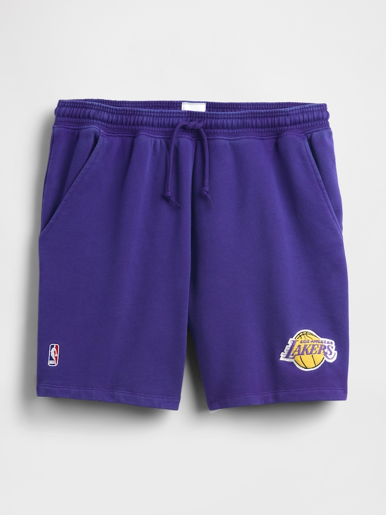 NBA Los Angeles Lakers Logo Heavyweight Sweat Shorts