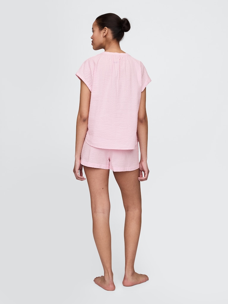 Seersucker Gauze PJ Set