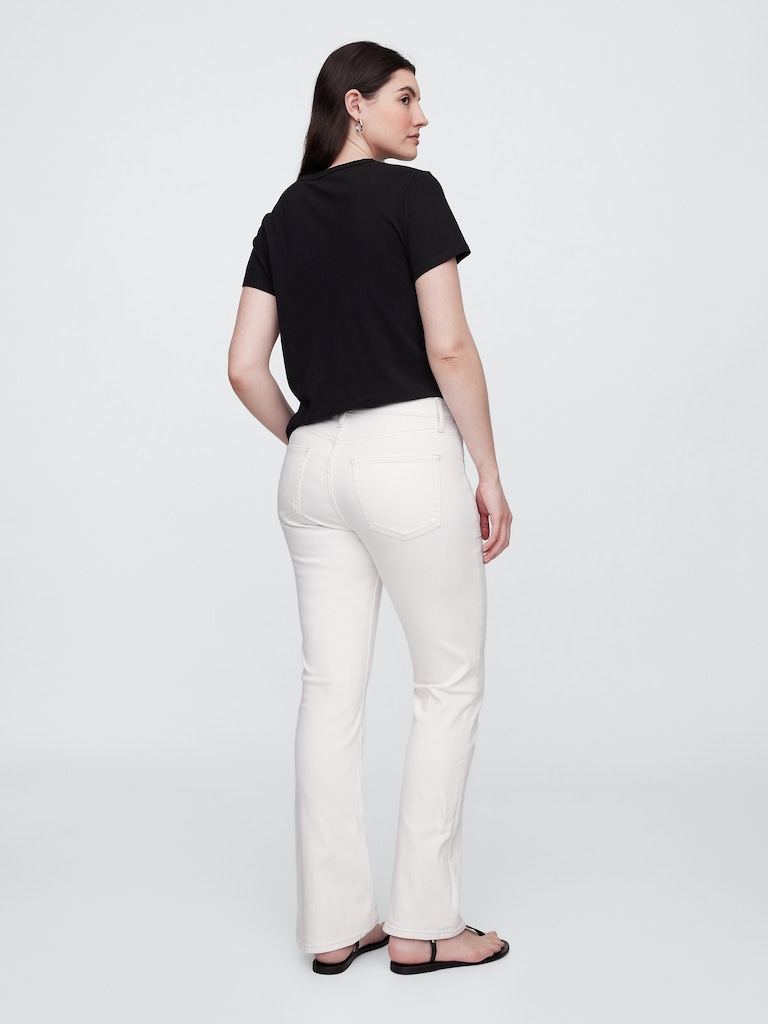 Mid Rise Seamed Universal Baby Boot Jeans