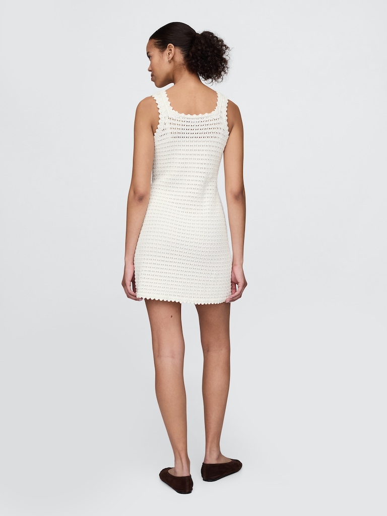 Crochet Mini Dress