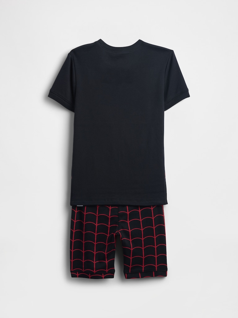 Kids Marvel Spider-Man Organic Brushed Cotton PJ Set
