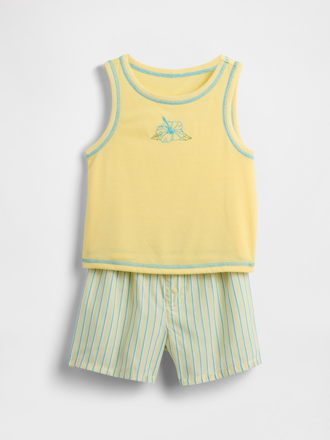 Kids Recycled PJ Short Set