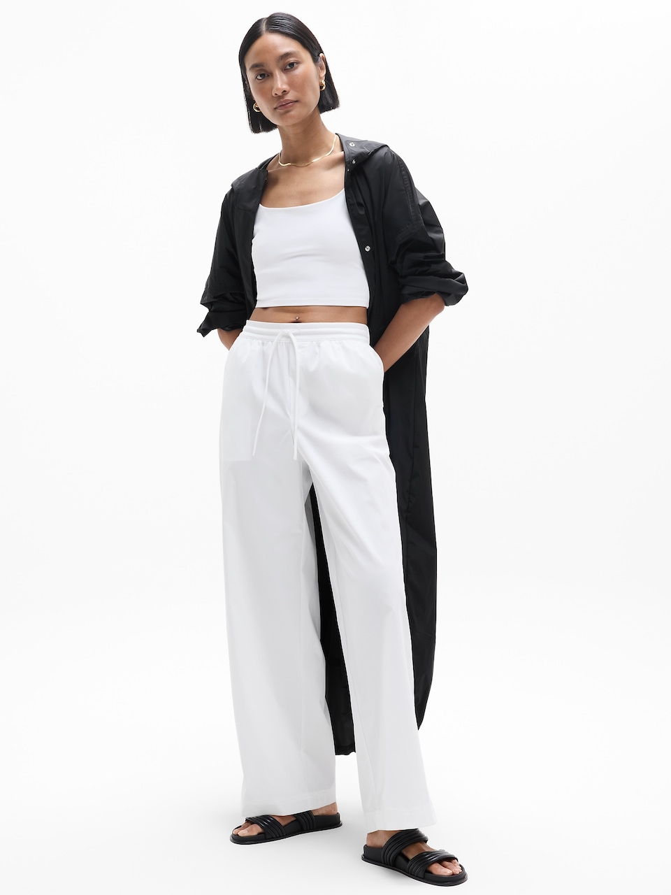 Drift Mid Rise Poplin Pant