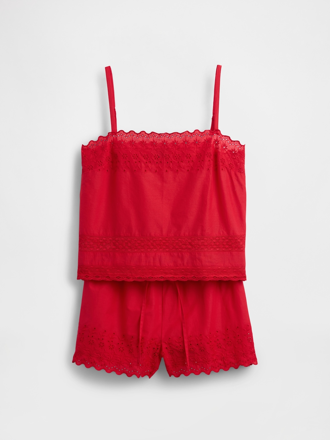Lace-Trim PJ Cami Set