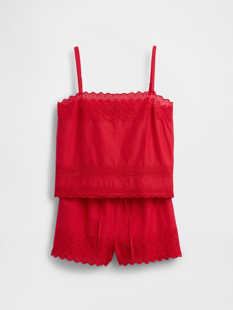 Lace-Trim PJ Cami Set