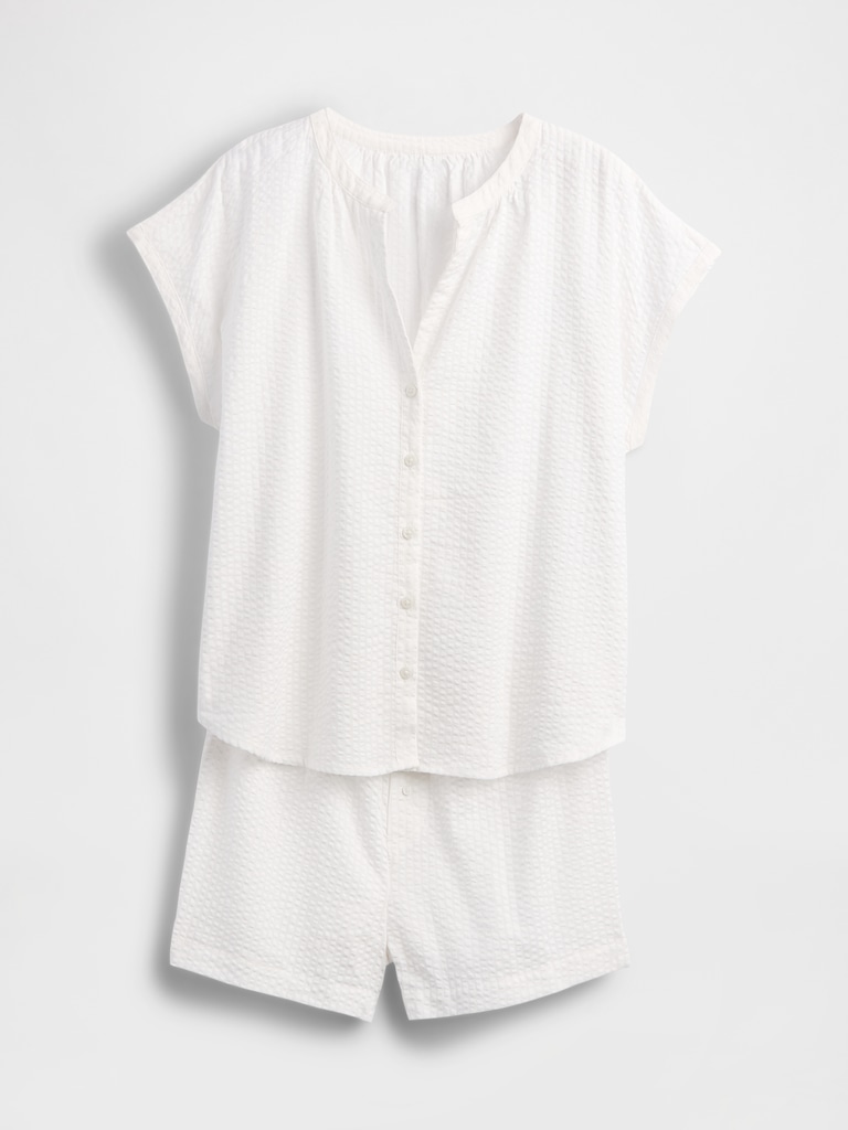 Seersucker Gauze PJ Set